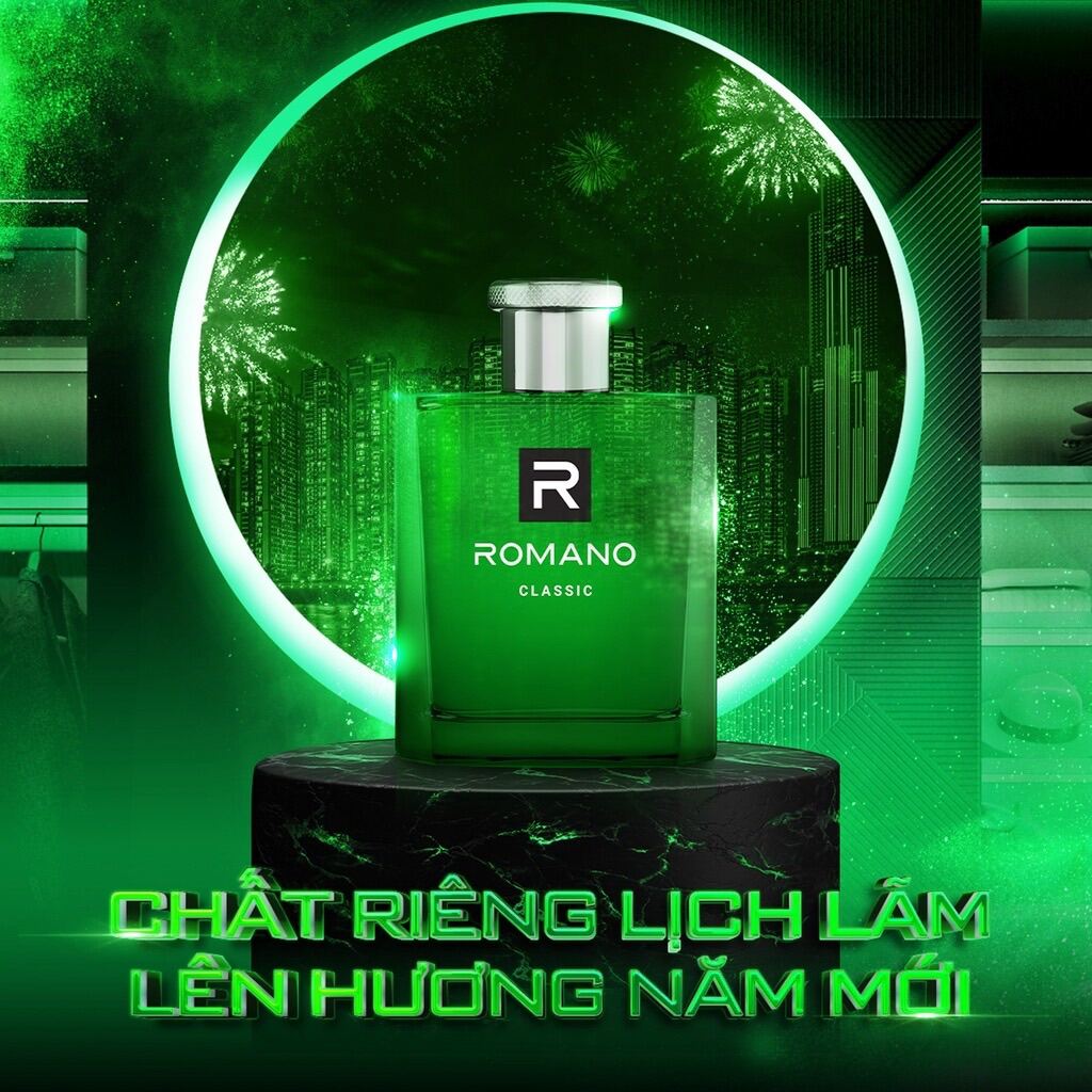 [Hcm]Romano Perfume, Romano Classic Edt 100ml