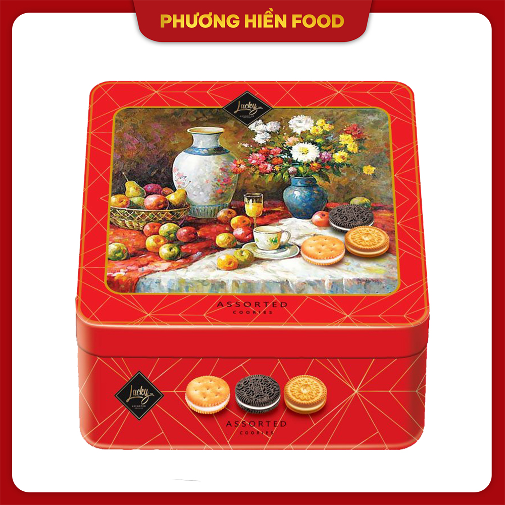 Bánh quy Thái Lan hộp sắt 180g