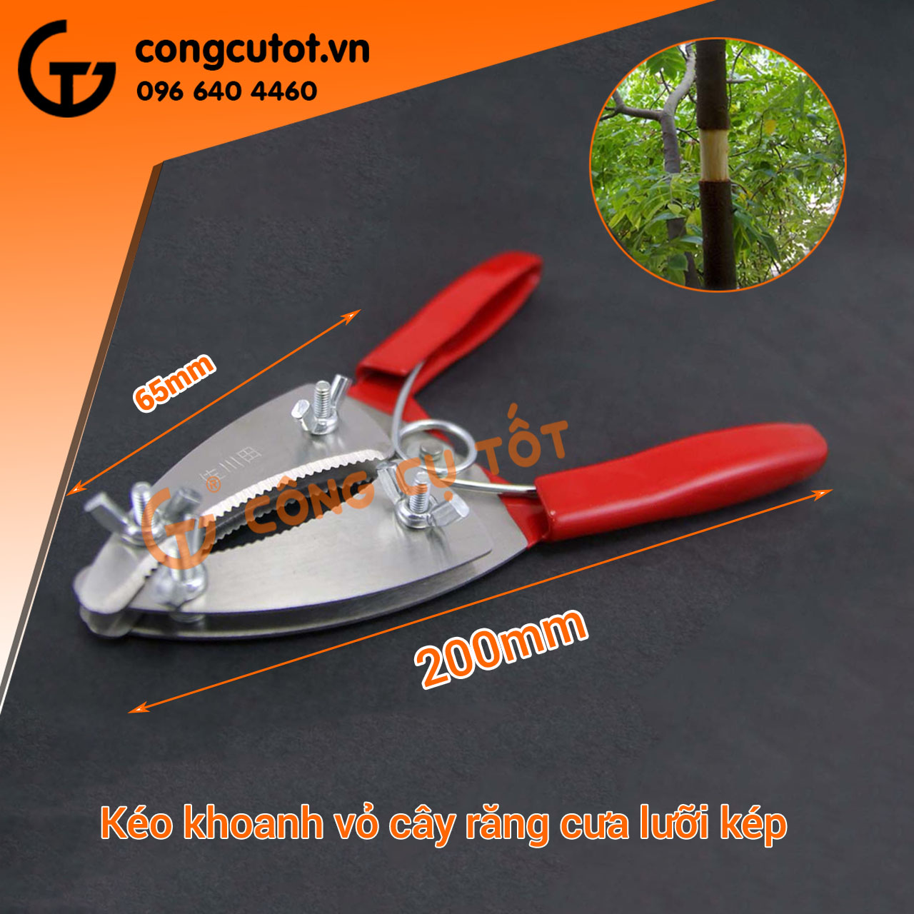 Kéo khoanh vỏ chiết cành