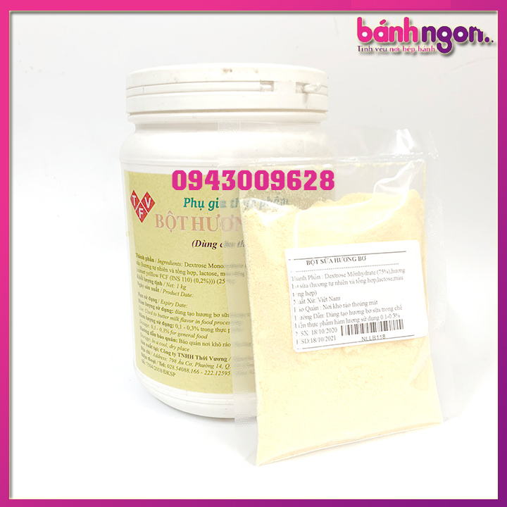 Bột Butter Milk (Hương Bơ Sữa) Đài Loan Gói 100g