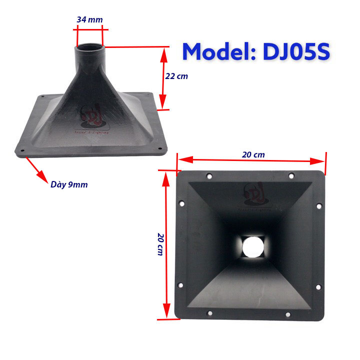 Pull horn 01 PCs plastic 20x20 cone throat pink Trep speaker treble array pink speaker Trep 750 trumpet