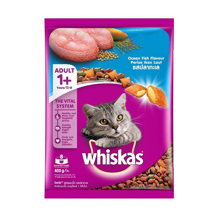 Thức ăn cho mèo whiskas adult gói 400g - cutepets