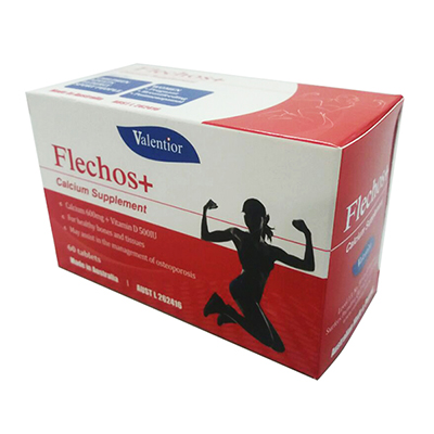 Thực phẩm bổ sung Canxi và Vitamin D FLECHOS+ (Hộp 60 viên)