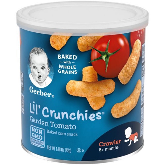 Date 06 22 - 11 22 tùy chọn Bánh ăn dặm Gerber Mỹ lon lùn 42g