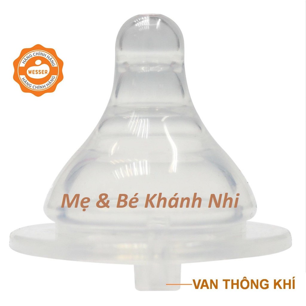 BÌNH SỮA CHO BÉ - BÌNH SỮA WESSER CỔ RỘNG 180ML