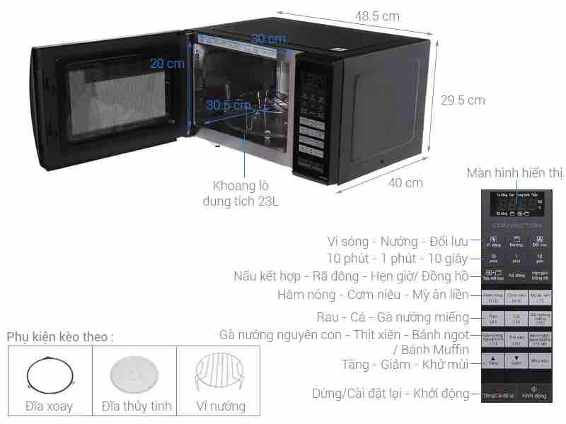 Lò vi sóng Panasonic NN-CT36HBYUE