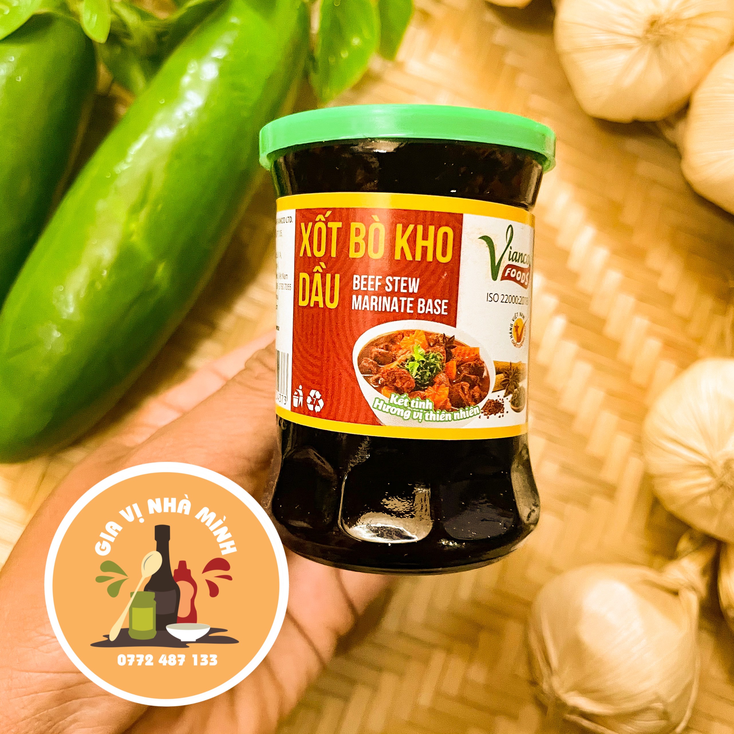 BÒ KHO DẦU VIANCO - HỦ 50GR