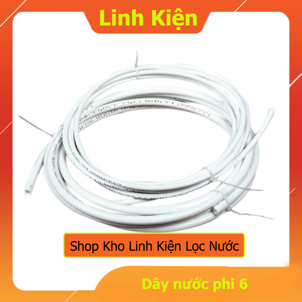 [HCM]Dây Dẫn Máy Lọc Nước RO Phi 6 (bán theo mét)