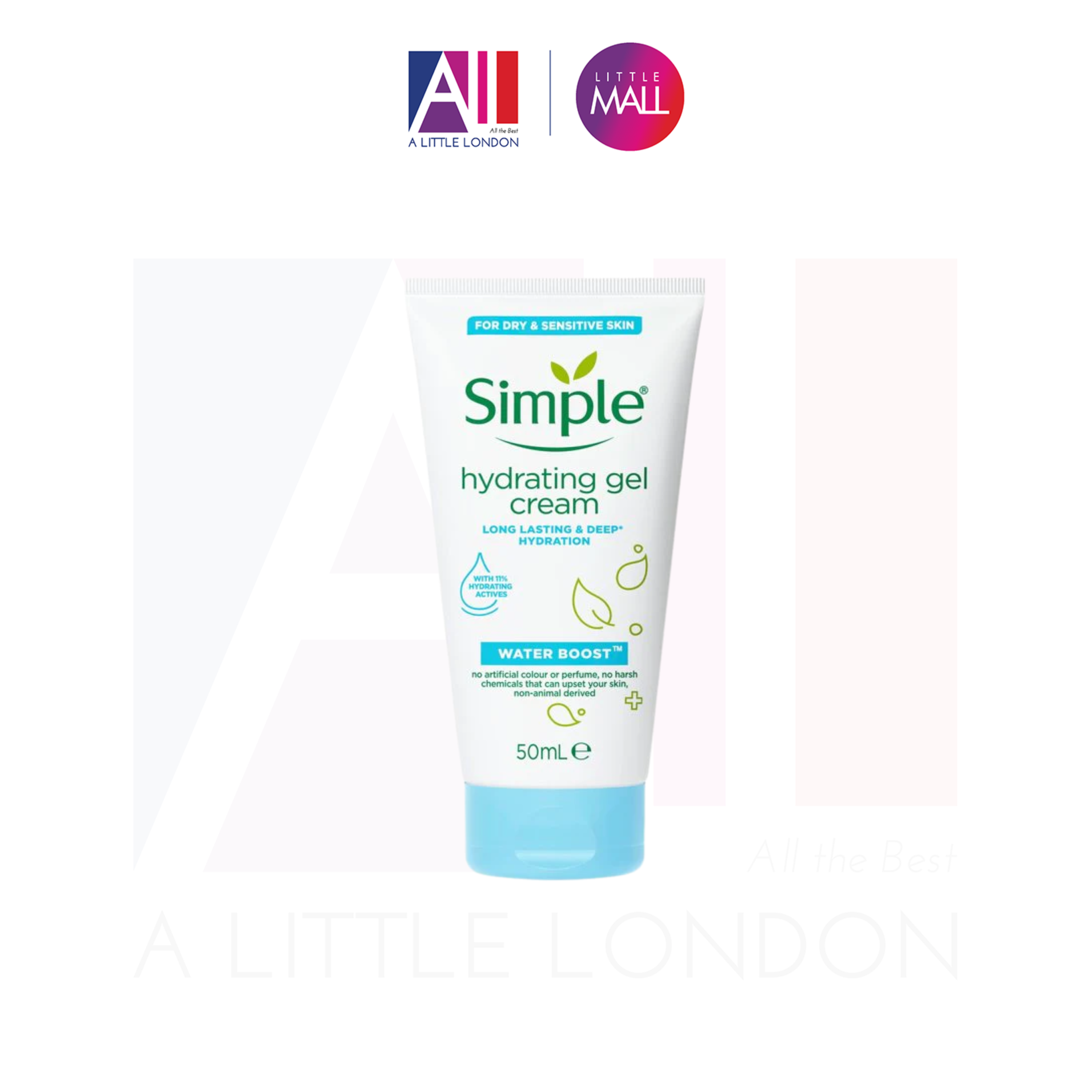 Kem dưỡng ẩm Simple Water Boost Hydrating Gel Cream 50ml (Bill Anh)