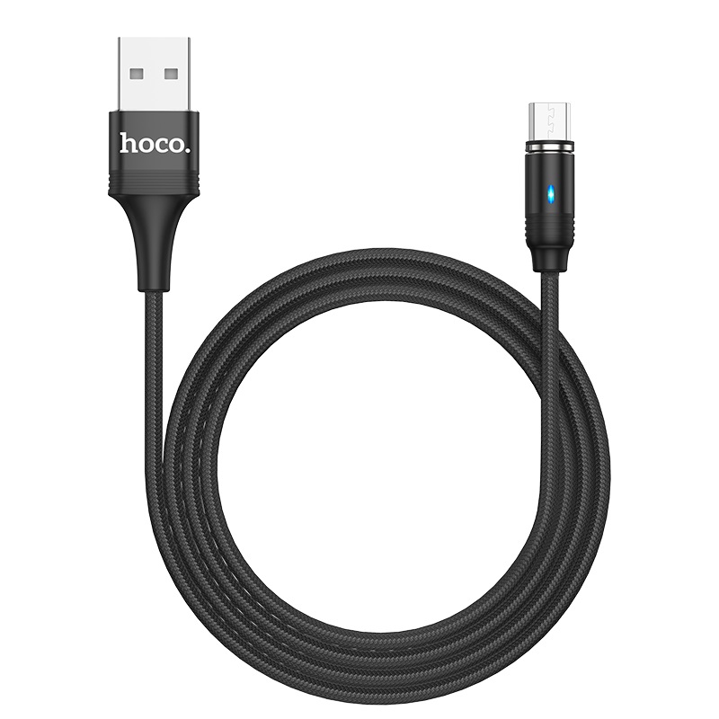 Cáp sạc nhanh tự ngắt từ tính Hoco U76 Micro USB/ Lightning/ Type C