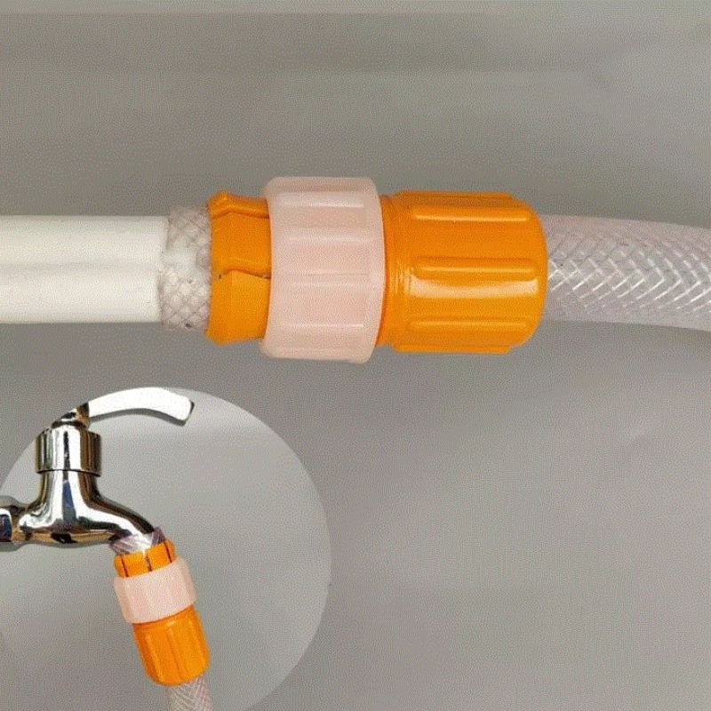 Đầu nối nhanh vòi máy giặt, ống nước cứng PVC, nối nhanh ống nước mềm,van vặn chặt ống nước tiện dụng-HAUSE