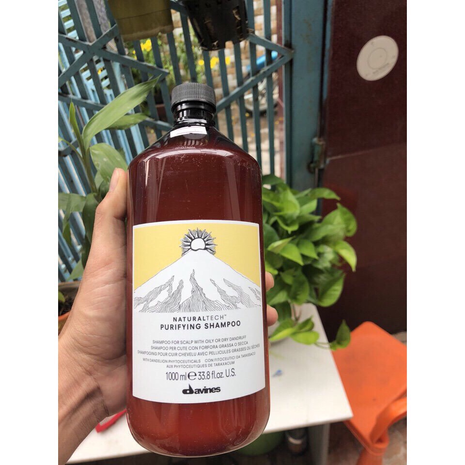 Dầu gội  ngăn gàu Davines Purifying Shampoo 1000ml