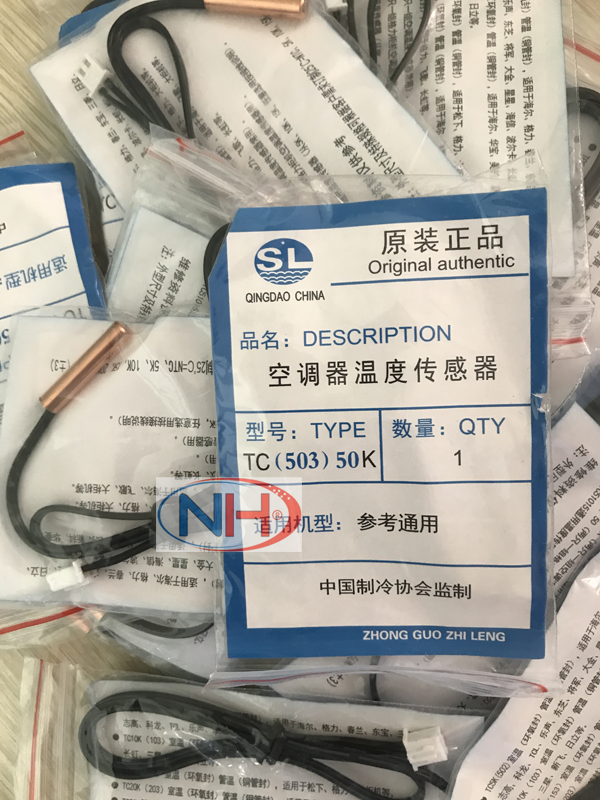 Đầu dò dàn lạnh, Sensor nhiệt điều hòa đầu đồng 50K