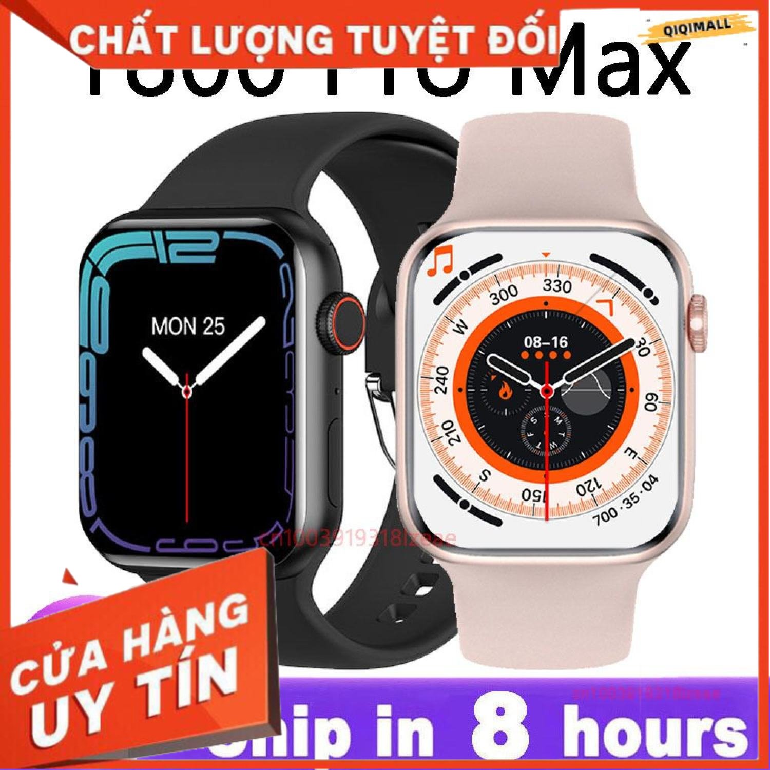 Đồng Hồ Thông Minh T800 Pro MAX Series 8 NFC Nghe gọi 2 chiều , Chống Thấm Nước