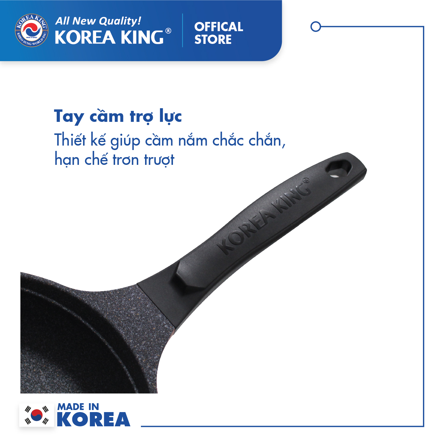 Chảo sâu Korea King KW-24CI (size 24cm)