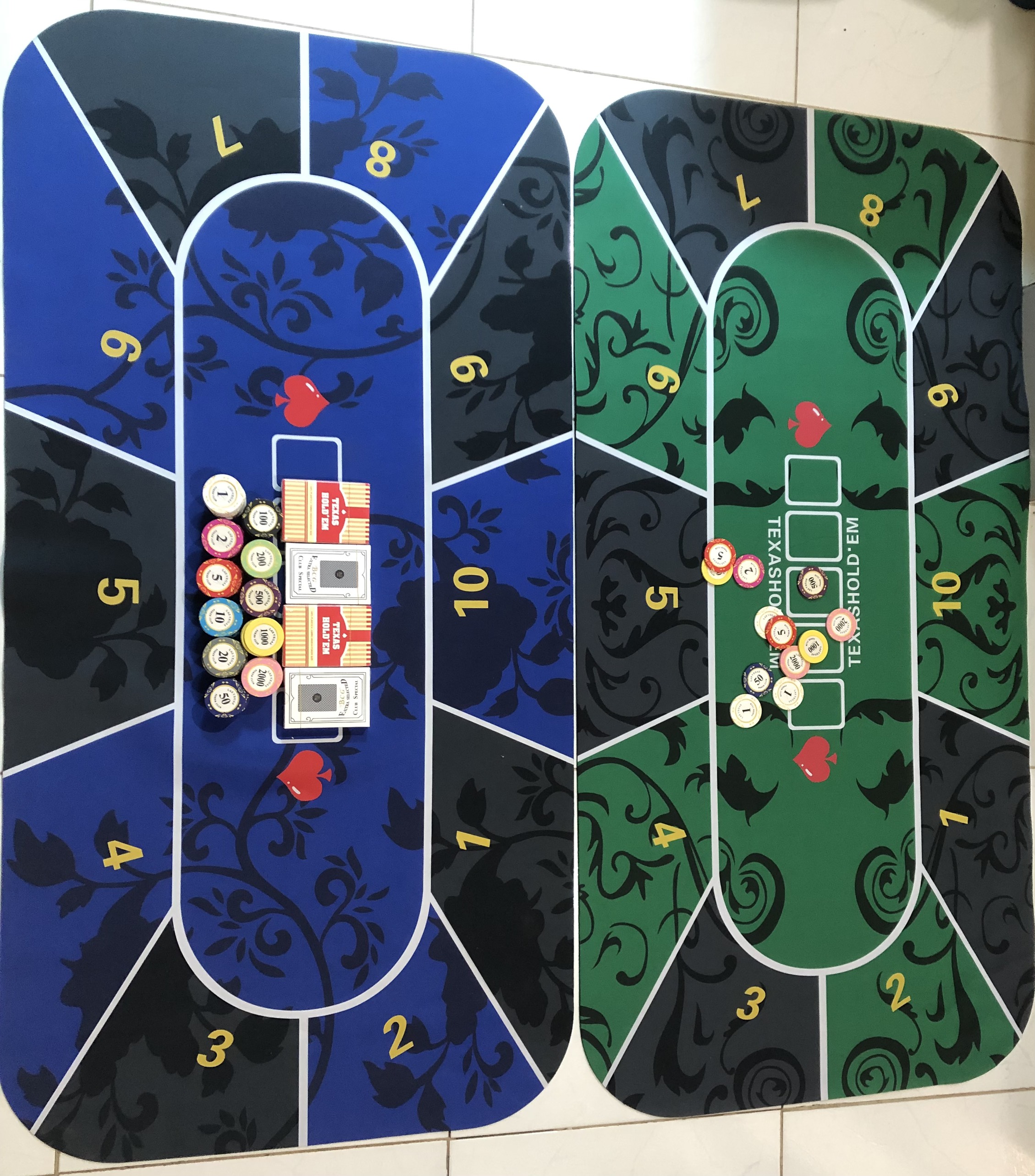 Thảm chơi poker texas hold'em
