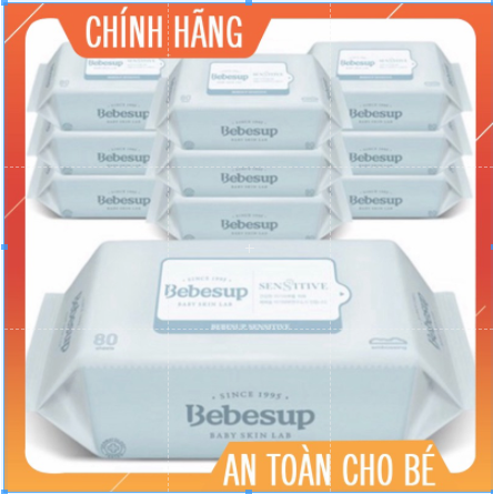 Combo 5 gói khăn giấy ướt Hàn Quốc cho da bé sơ sinh- Light80