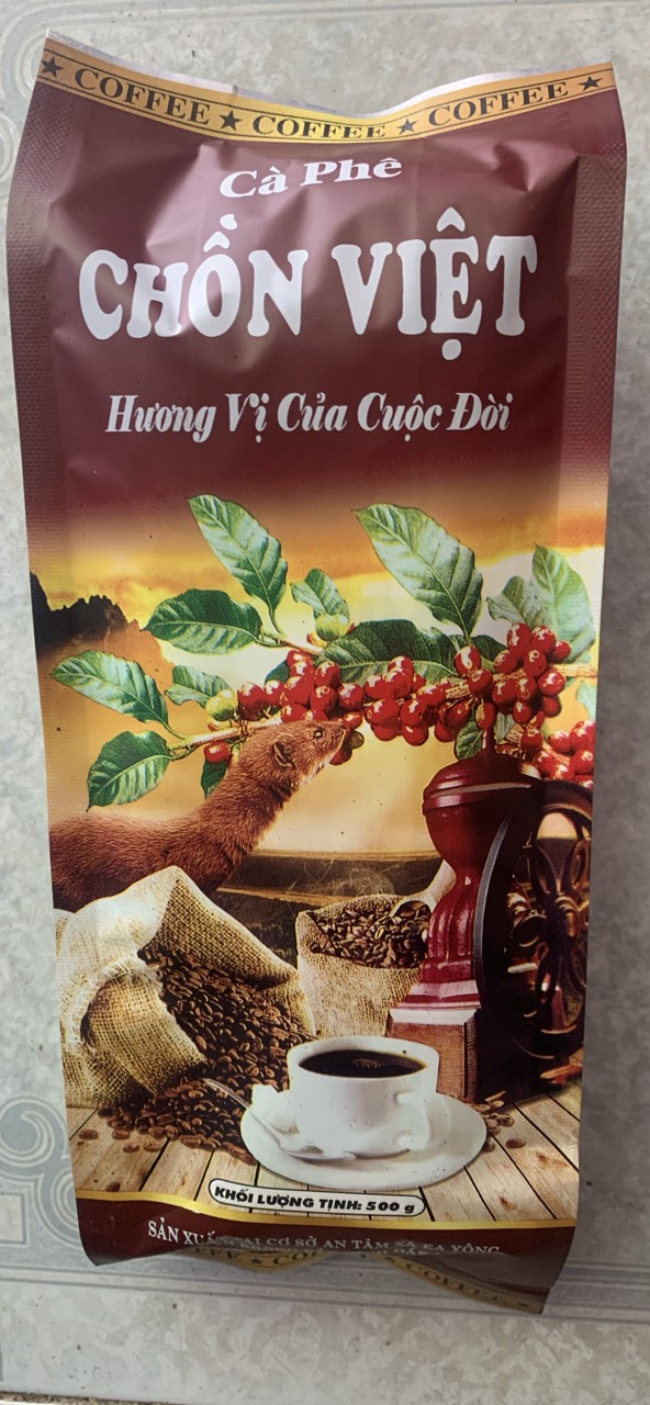 Combo 2gói Cà phê Chồn Việt Nâu(1kg)