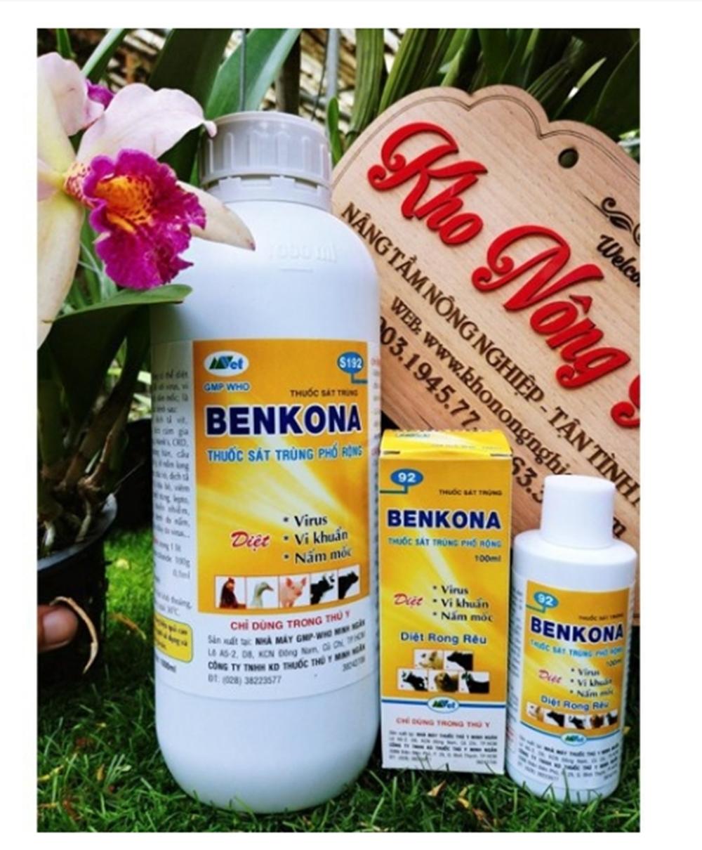 Khử trùng, diệt khuẩn, nấm mốc Benkona (loại 100ml)