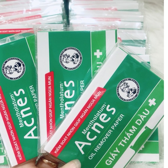 combo 2 bịch Giấy Thấm Dầu Acnes bịch 50 tờ
