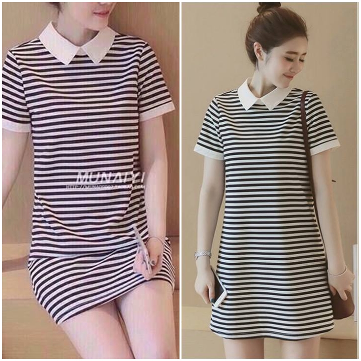 (SIÊU SELL) [HCM]ĐẦM SUÔNG SỌC SIÊU DỄ THƯƠNG - 418