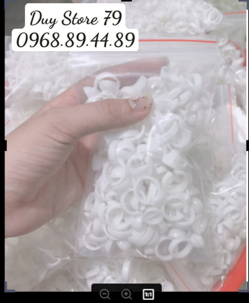 [HCM]Nhẫn đổ keo nối mi Nhẫn đựng keo
