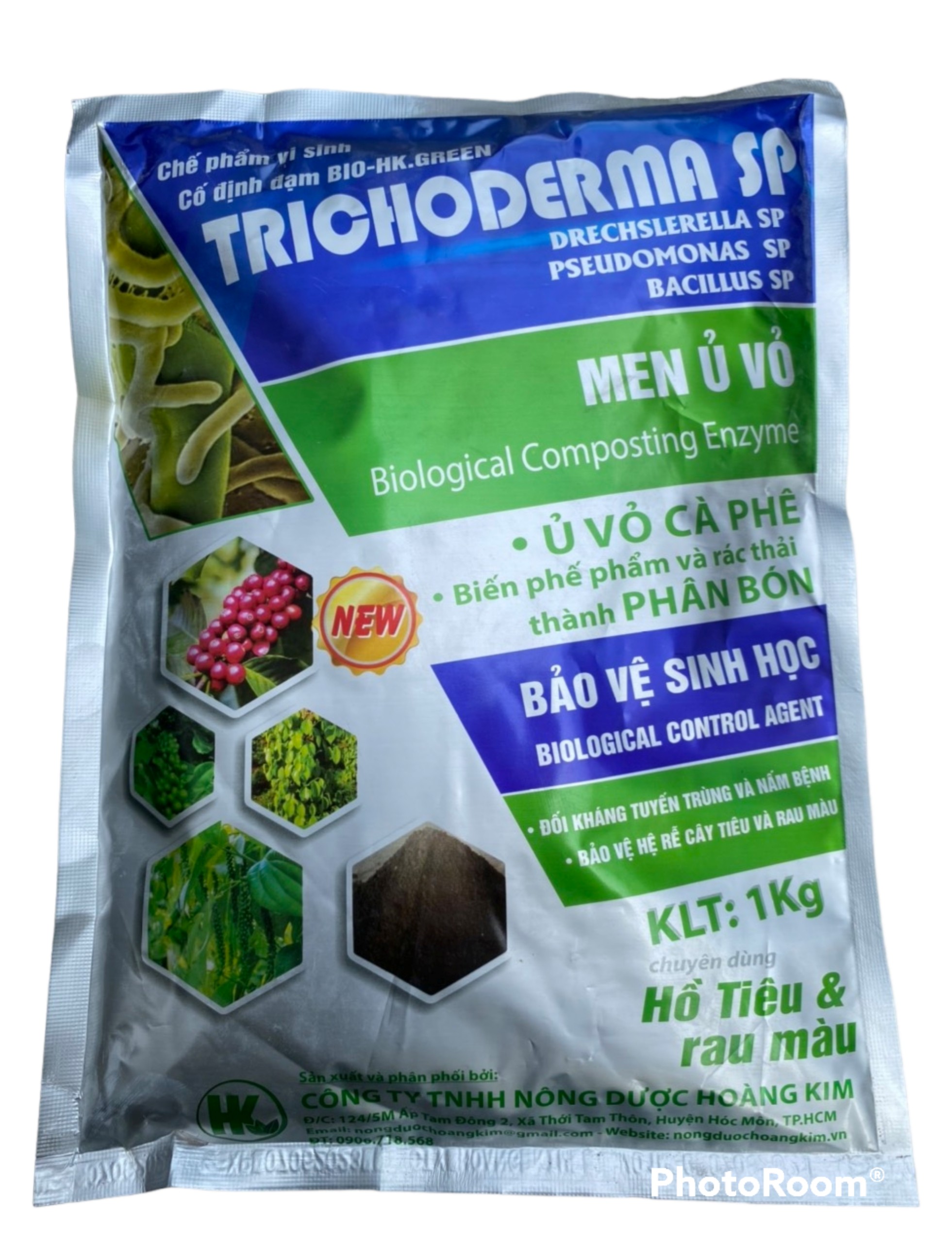 TRICHODERMA - MEN Ủ PHÂN HỦY XÁC BÃ THỰC VẬT - Ủ phân chuồng - xử lý mùi hôi (gói 1kg)