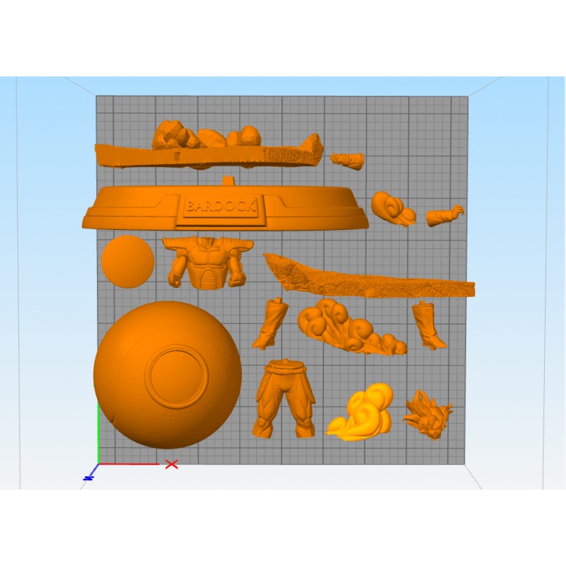 File in 3D Bardock Capsule - Dragon Ball