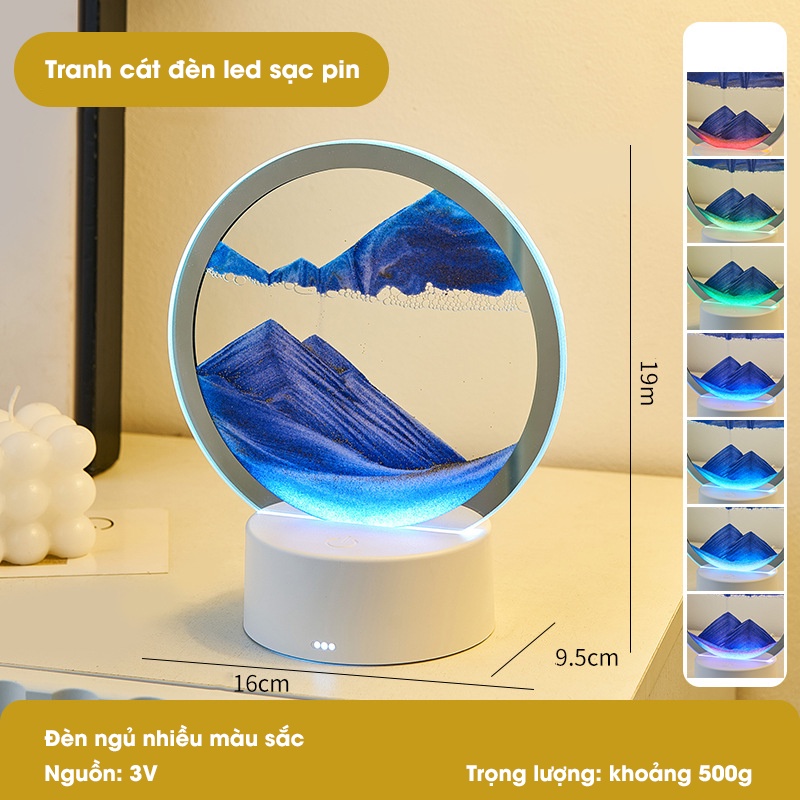 Tranh Cát Chuyển Động 3D Giá Rẻ - Đèn Tranh Cát Chảy Chuyển Động ...