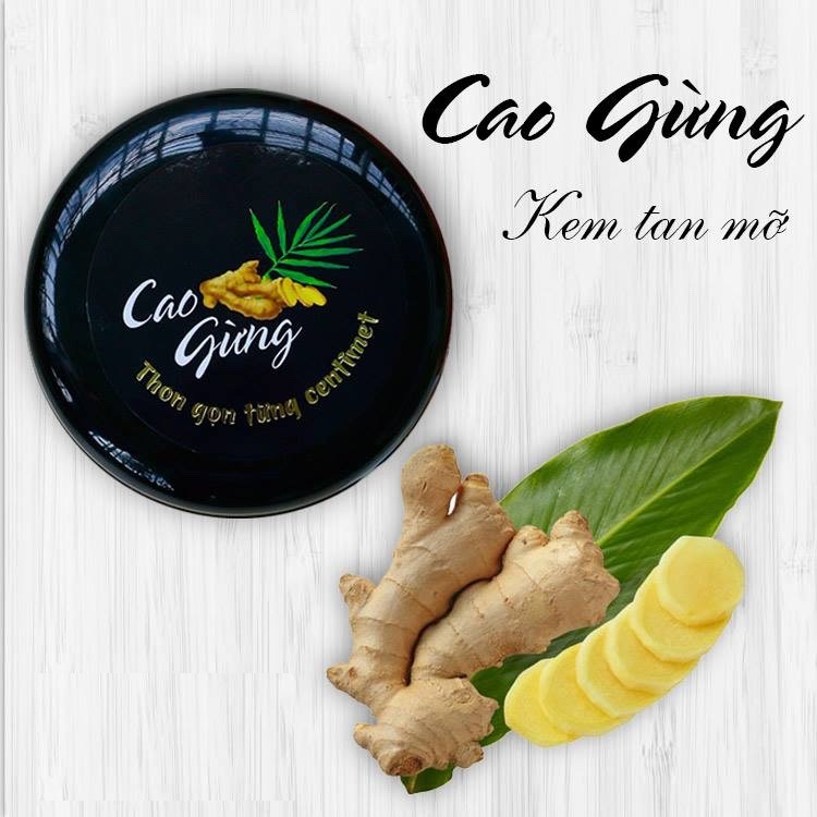 KEM TAN MỠ CAO GỪNG - Cao gừng cao tan mỡ