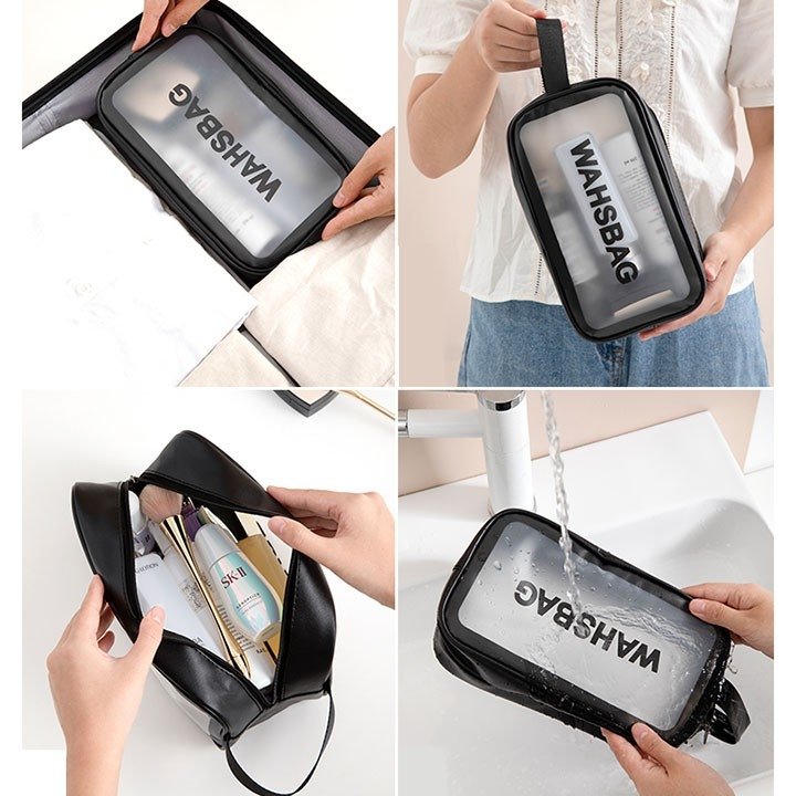 Túi đựng mỹ phẩm, đồ trang điểm chống thấm nước tiện dụng loại đẹp LX0092