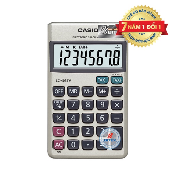 Máy tính bỏ túi casio lc 403