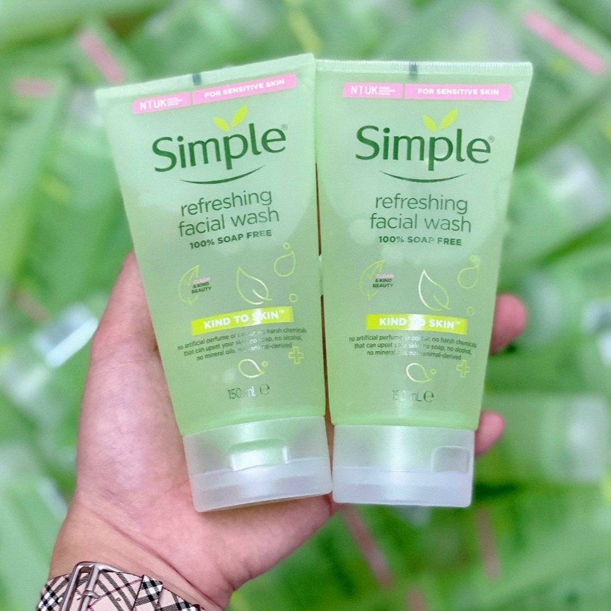 (Giá sỉ) Sữa rữa mặt Simple 150ml