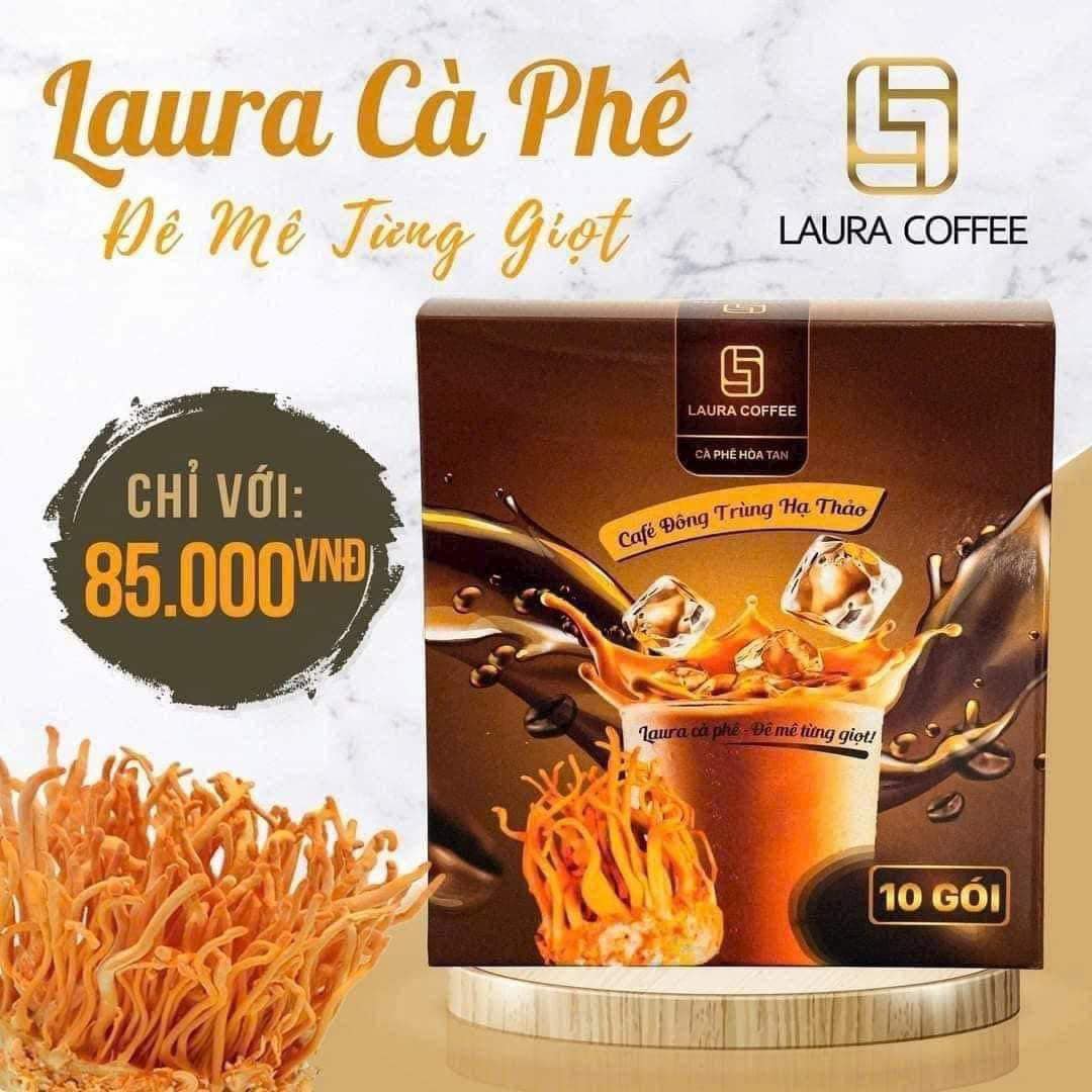 Cà phê Nhật Kim Anh cà phê hòa tan Laura Coffee (Hộp 10 gói)