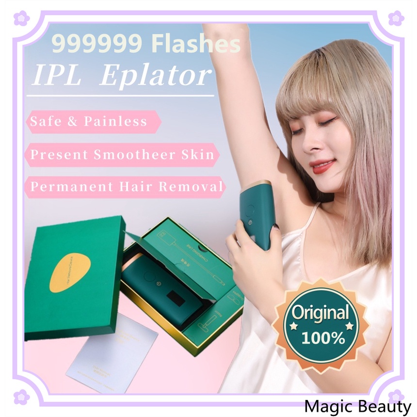 Laser không đau đa năng cho nữ dụng cụ tẩy lông laser ipl 999999 thiết bị triệt lông bằng