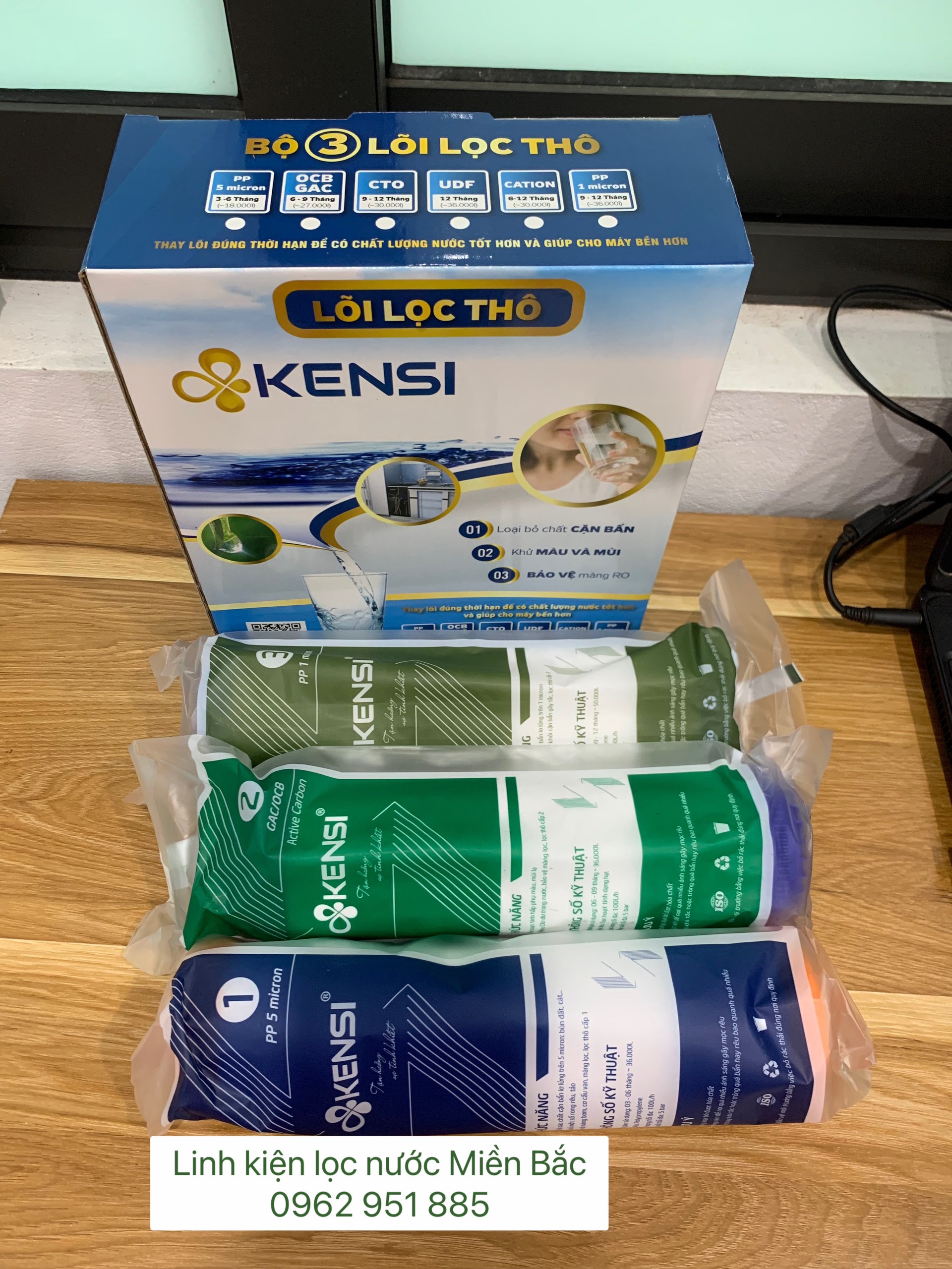 BỘ LÕI LỌC NƯỚC 123 KENSI