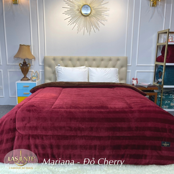 Chăn Lông Cừu Cao cấp Mariana của lasante Pháp