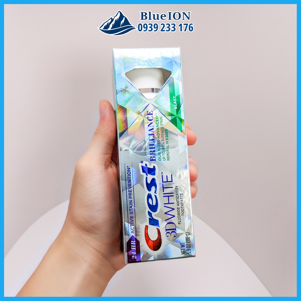 [Hàng Mỹ] Kem đánh răng Crest 3D White Brilliance Blast