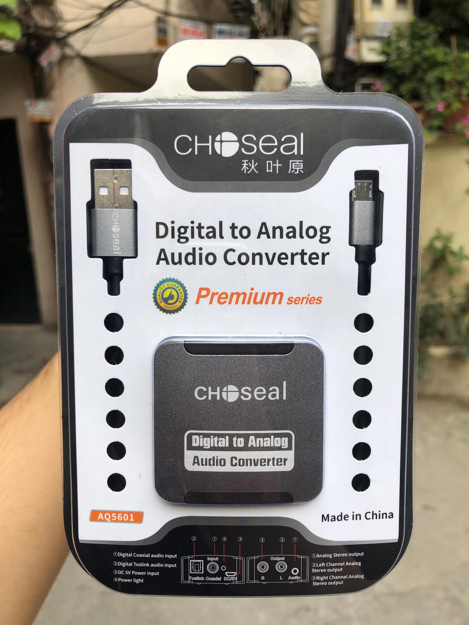 Bộ Chuyển Đổi Âm Thanh Optical sang AV Choseal