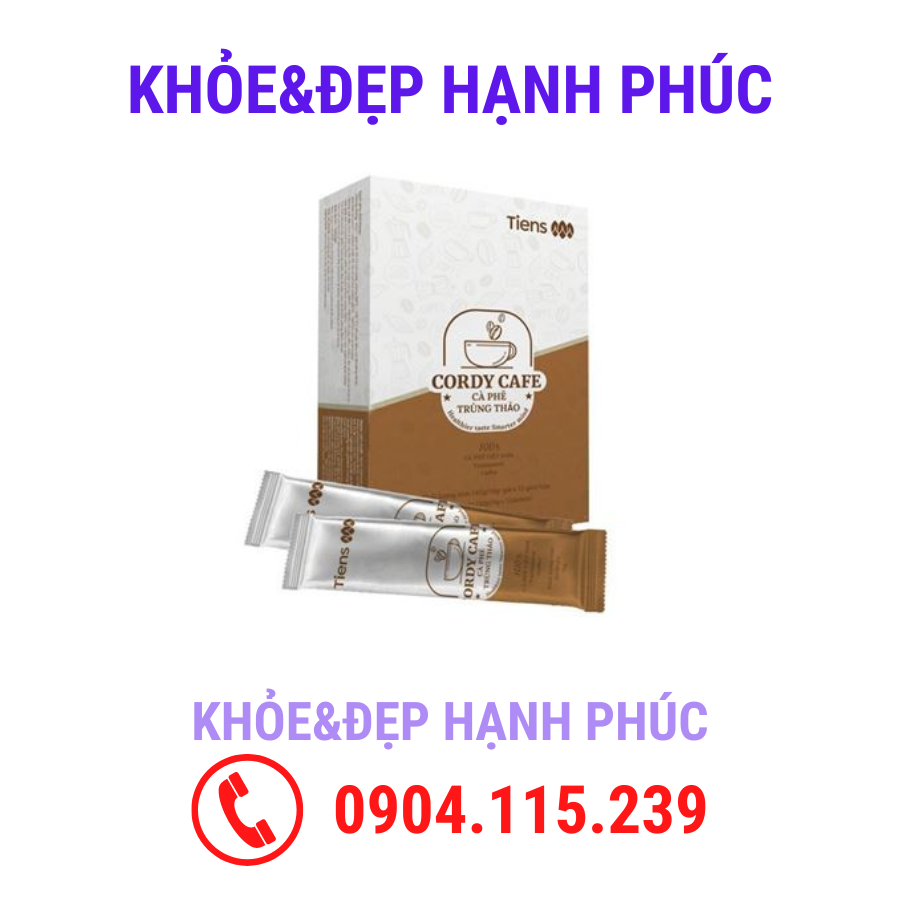 Cà phê Trùng thảo Thiên sư – 12 gói/hộp
