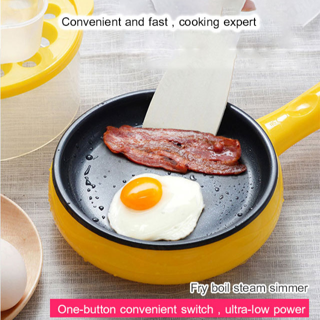Compact Electric Egg Cooker for Steaming Boiling and Frying  Ideal for Breakfast