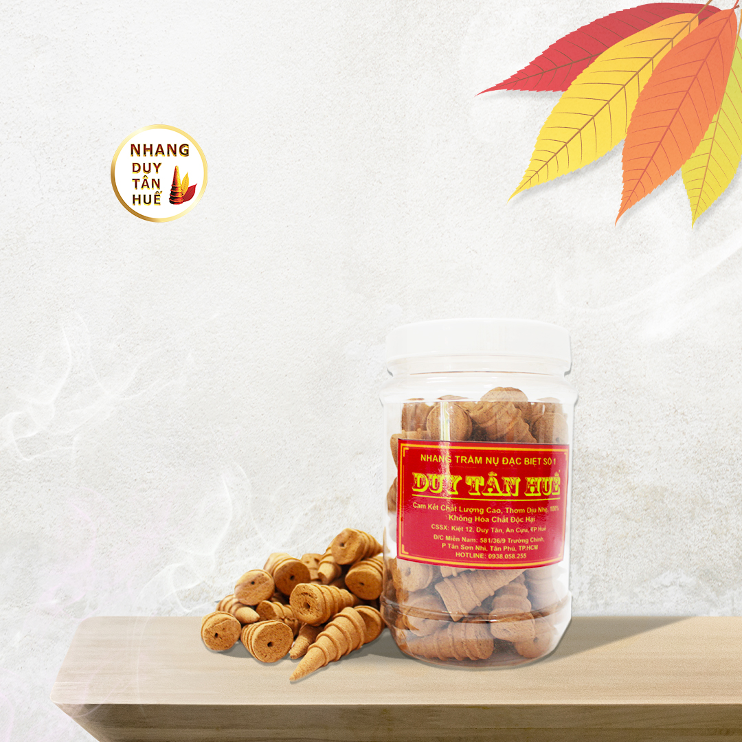 Hủ vừa, nụ trầm hương duy tân huế, nhang sạch 100% không hóa chất