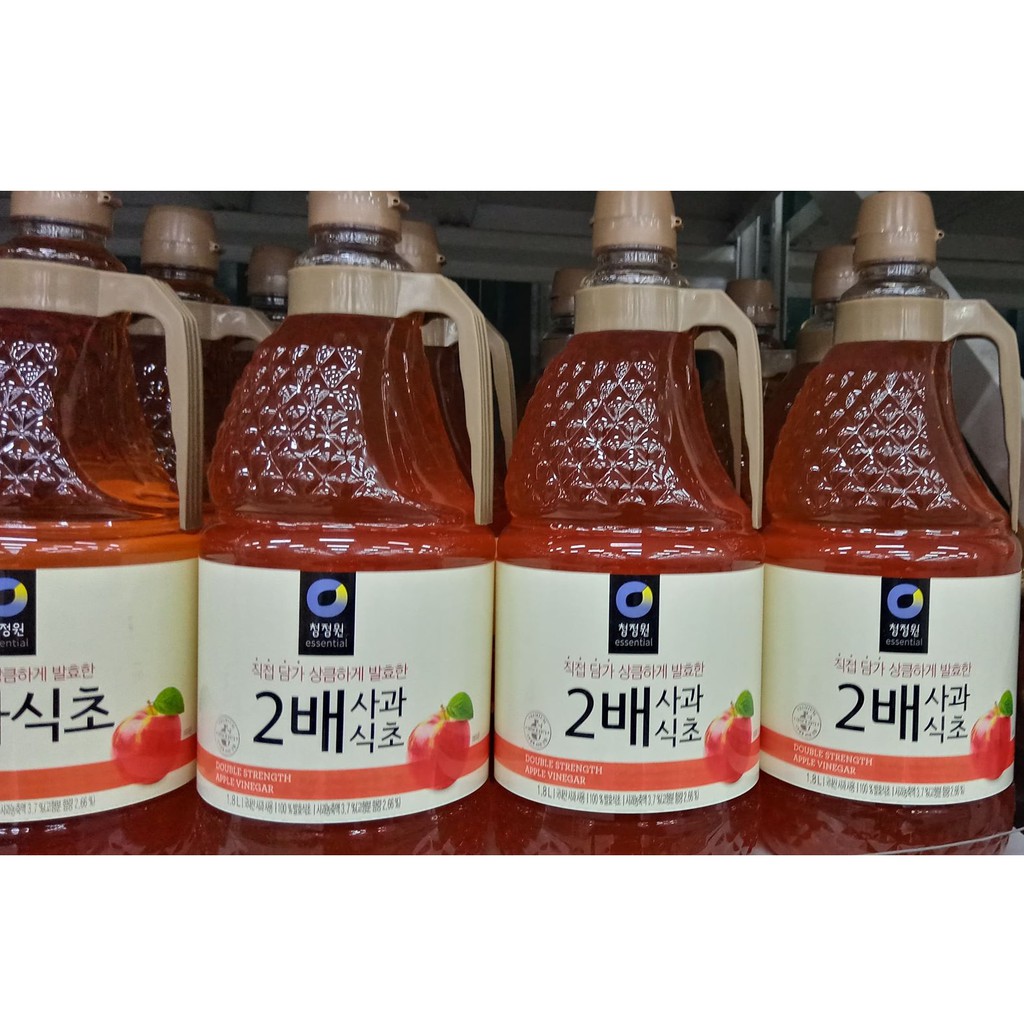 Dấm Táo Hàn Quốc Đậm Đặc 1,8L - 2배 사과식초