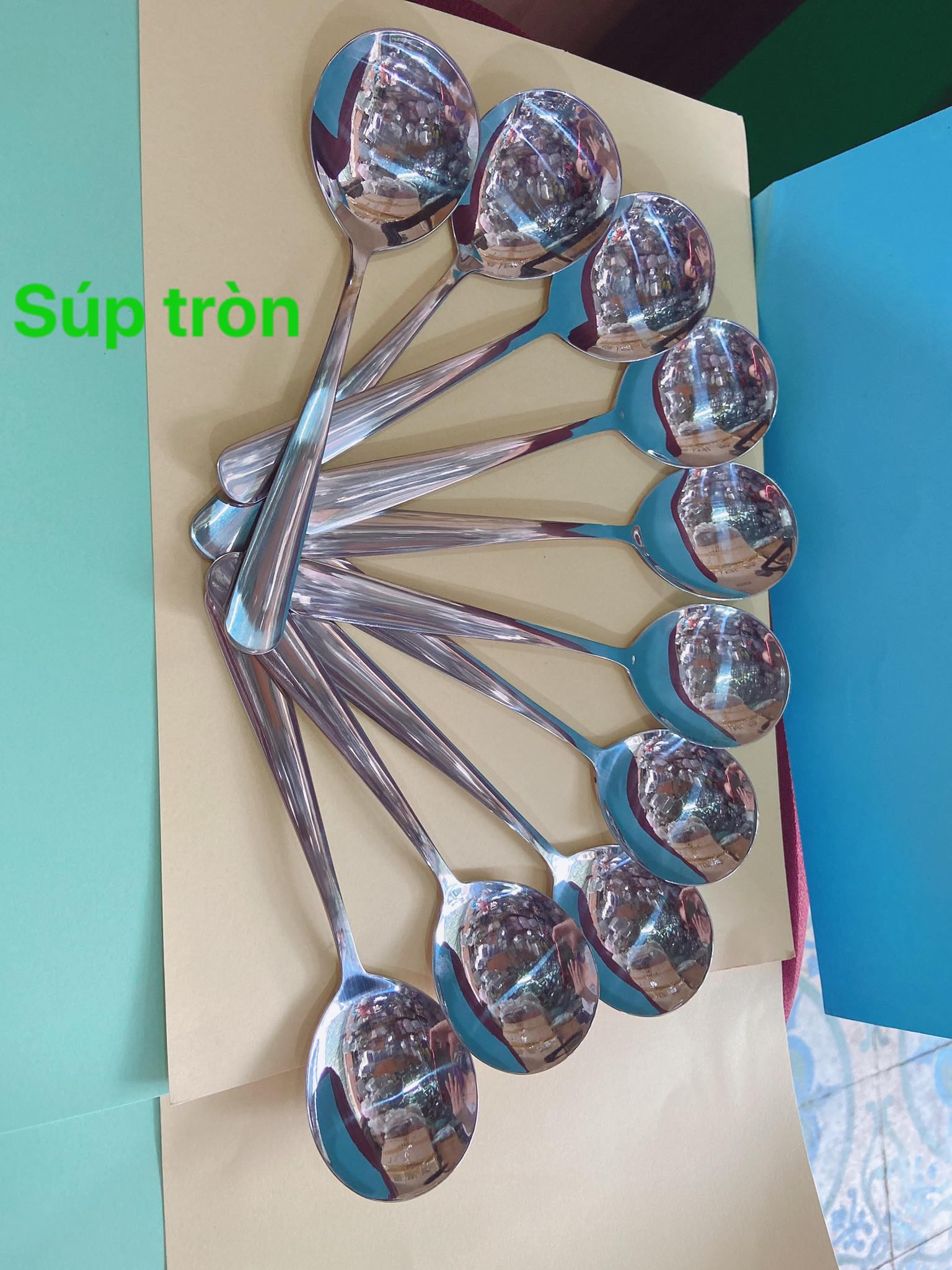 [HCM]Muỗng Súp Tròn Cao Cấp (10 cái)