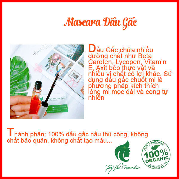 Mascara Dầu Gấc Dưỡng Mi