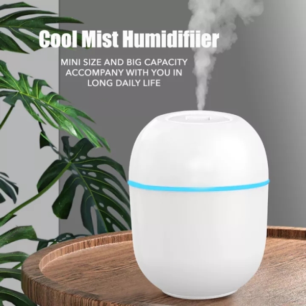 Bảng giá Máy giữ ẩm Air Humidifier Mini Portable USB Ultrasonic Aroma Essential Oil Diffuser Car Humidifier Cool Mist Fogger Mist Maker 220ml（WHITE)