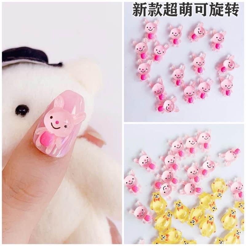 Charm g ấu hồng 15viên m89