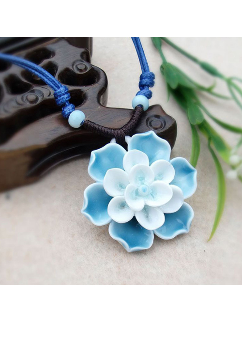 Vòng cổ gốm thời trang Vintage VGOM35