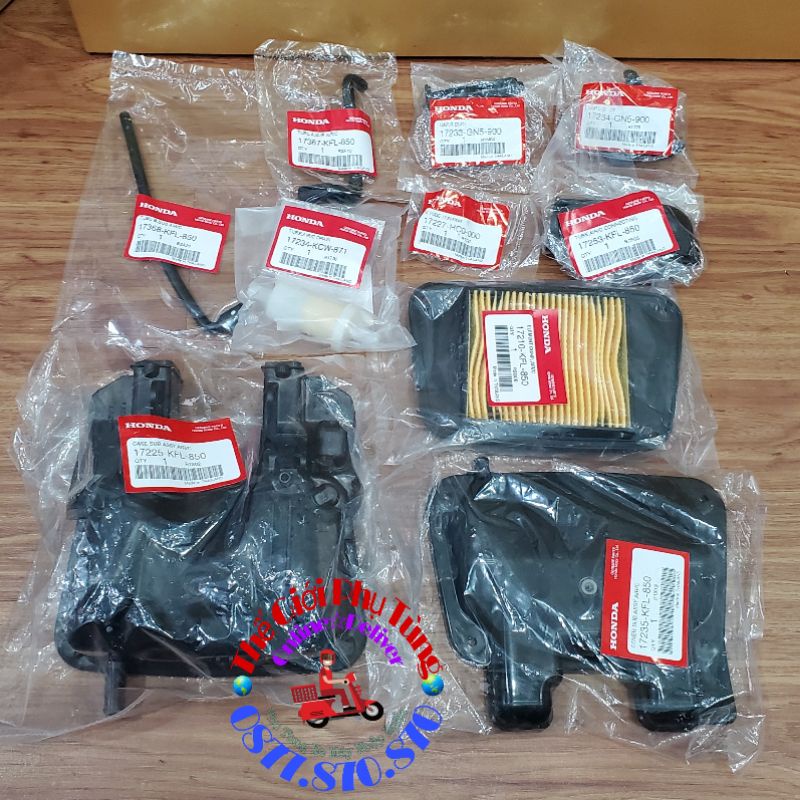 Bộ pô e - bao tử wave thái 110 zin honda thái lan