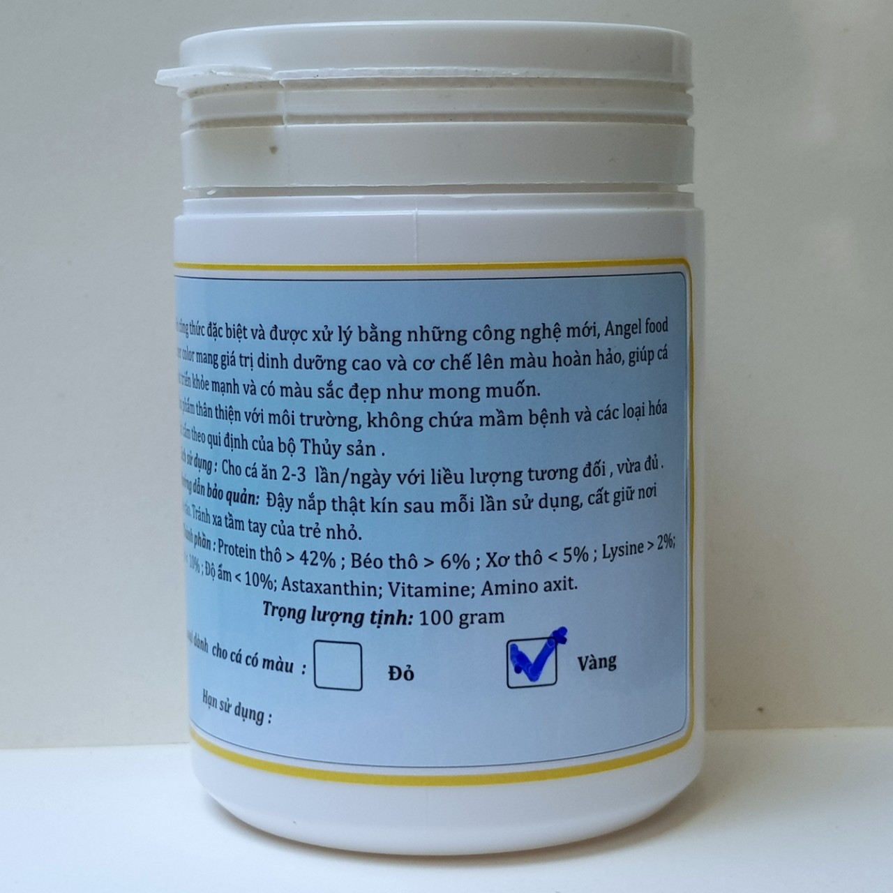 Thức ăn cá cảnh Angel food Super color